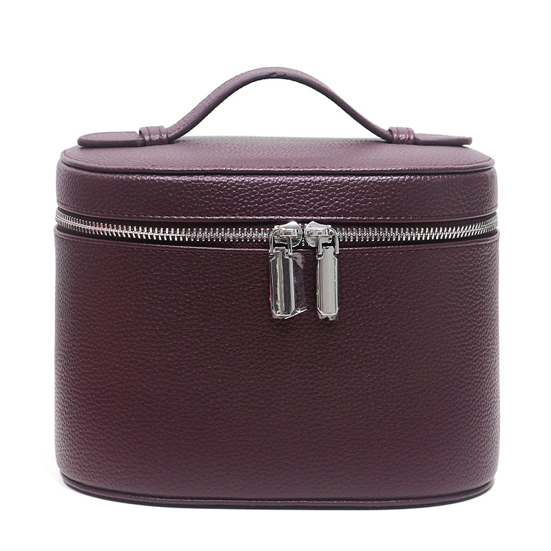 Skincare D'Alba - Leather Makeup Bag Portable Travel Toiletry