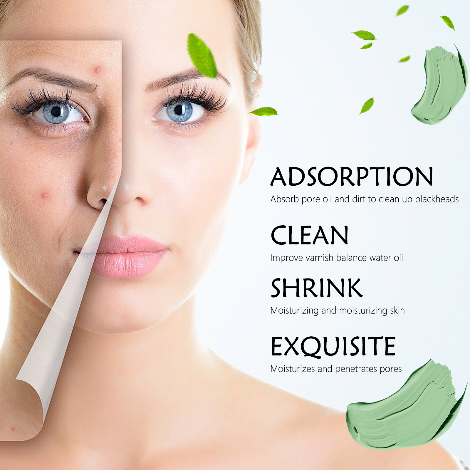 Green Tea Solid Cleansing Mask - Mud Mask Kaolin review and price
