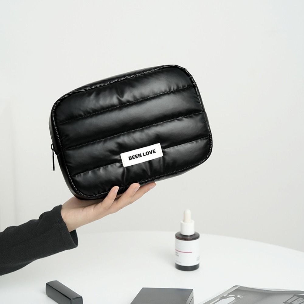 Portable Down Puffy Makeup Bag - Skincare D'Alba review and price