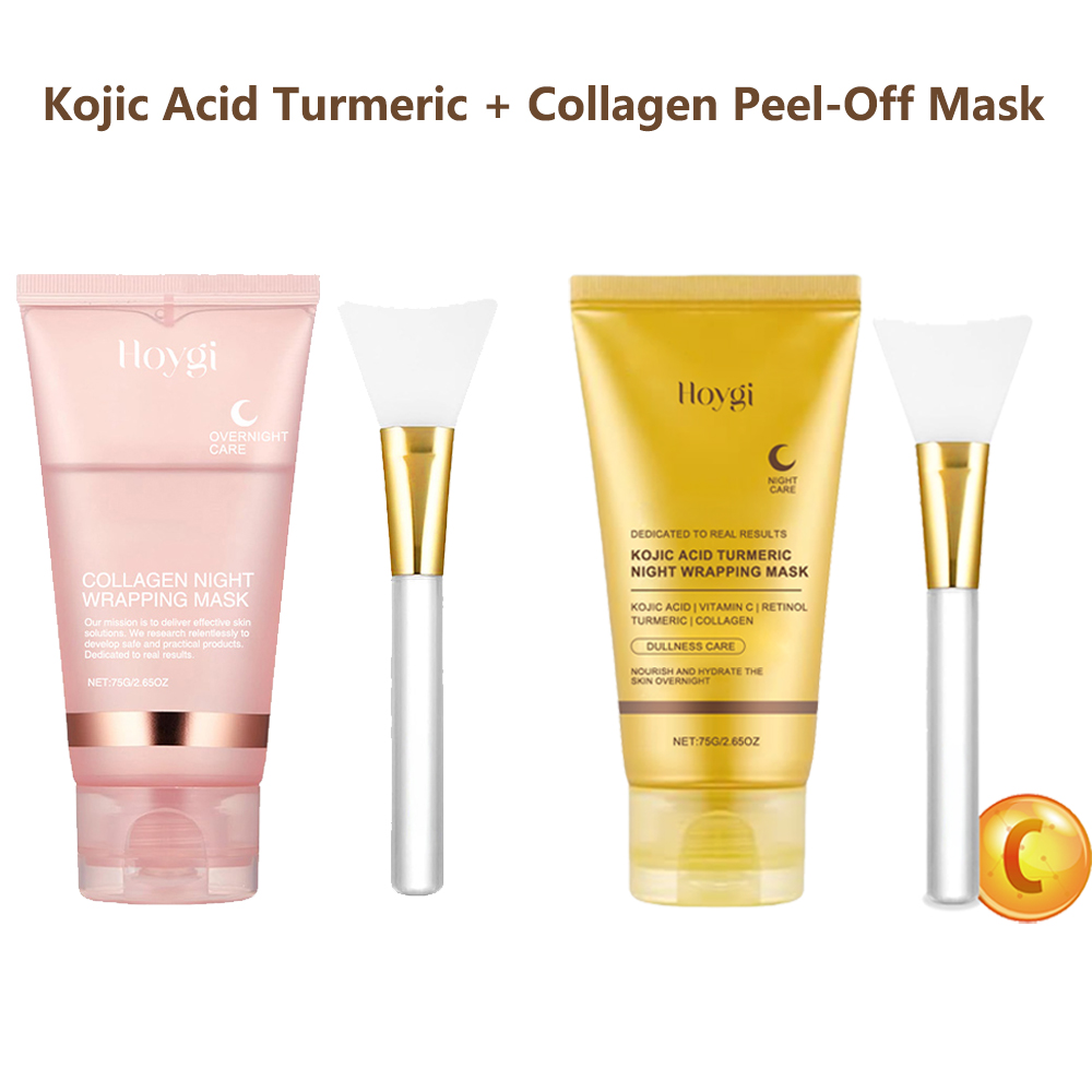 Collagen Peel Off Facial Mask  - Skincare Ms Glow review and price
