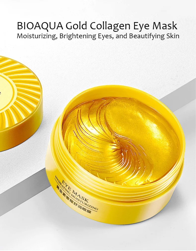 60pcs BIOAQUA Collagen Eye Mas - Skincare Bioaqua review and price