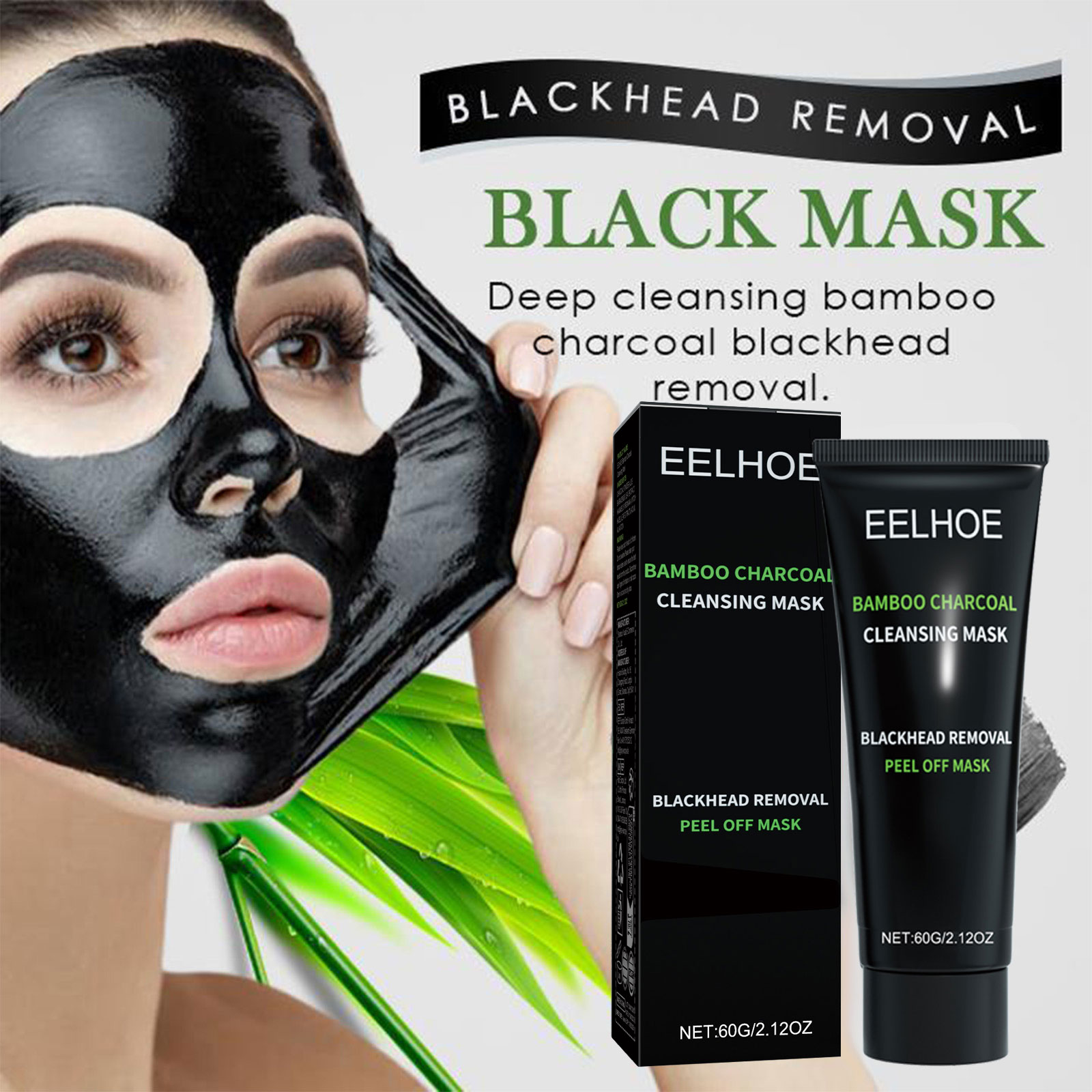 Bamboo Charcoal Tear-off Mask  - Mud Mask Kaolin review and price