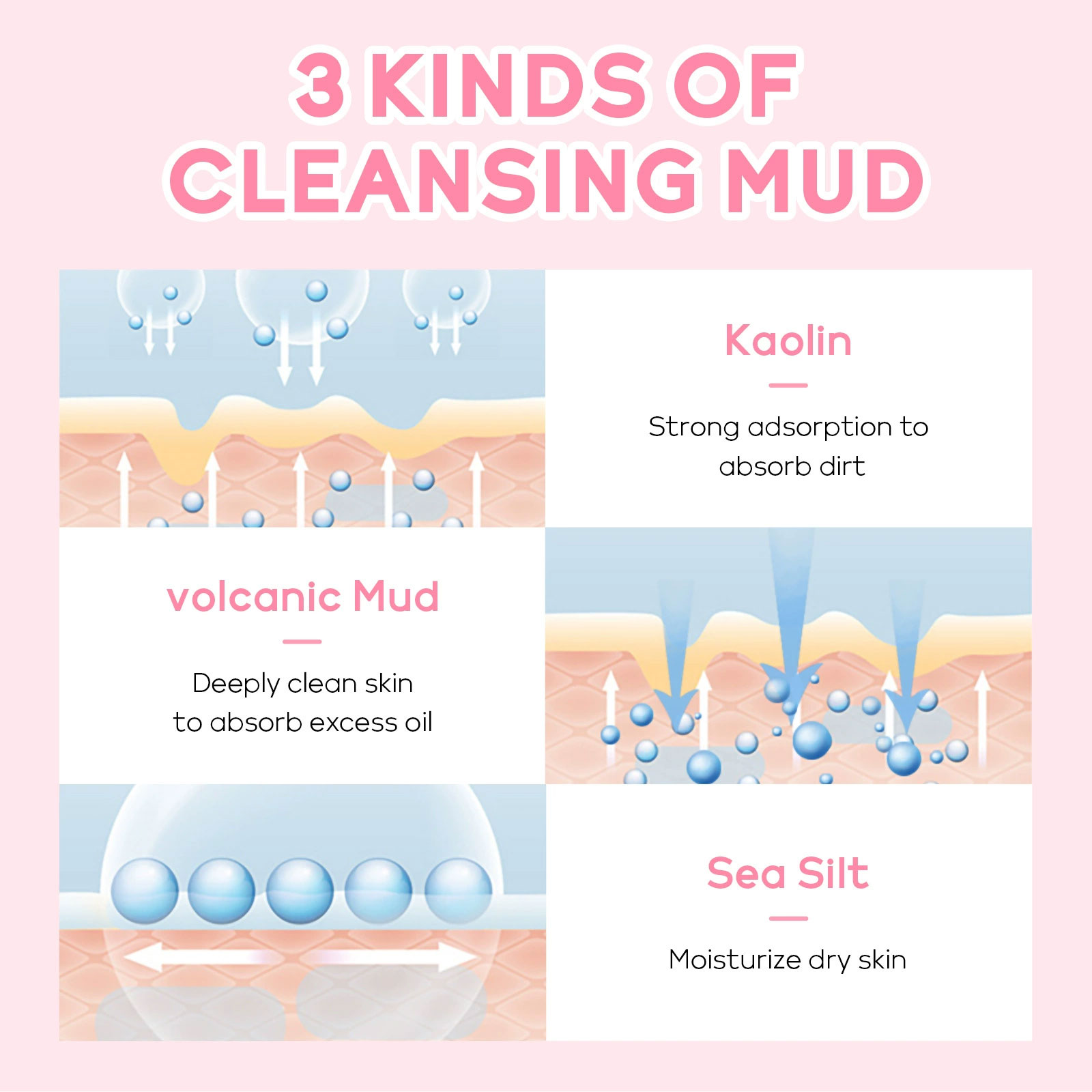 10pcsLAIKOU Sakura Mud Mask Ba - Mud Mask Kaolin review and price