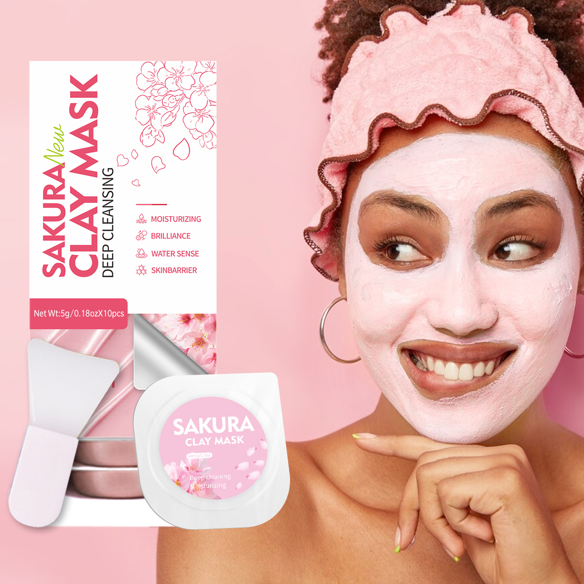 5g/0.17oz*10 Sakura clay mud m - Mud Mask Kaolin review and price