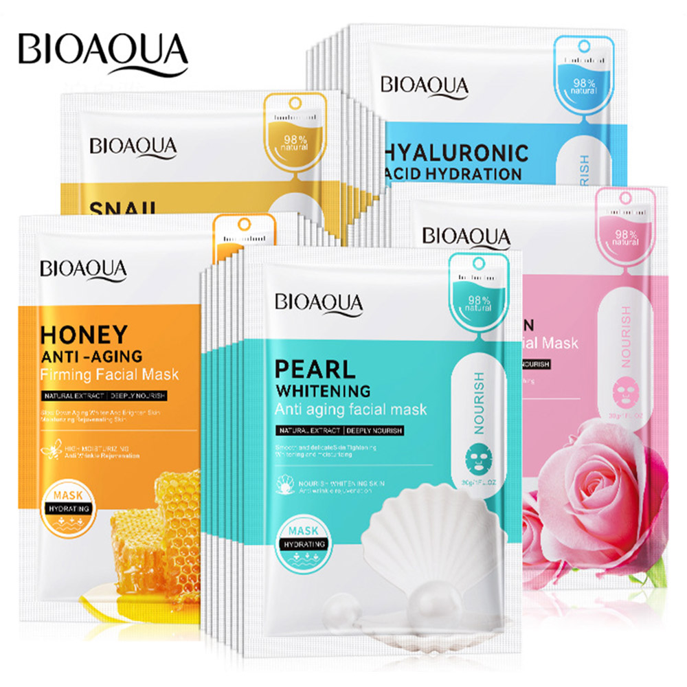 20pcs BIOAQUA Snail Hyaluronic - Skincare Bioaqua review and price