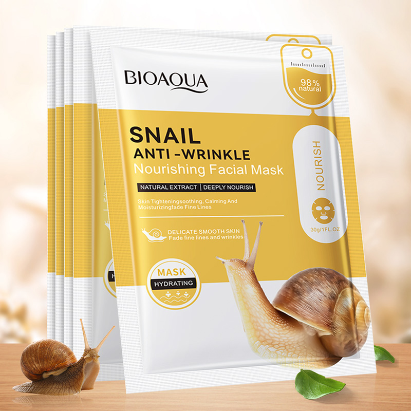 20pcs BIOAQUA Snail Hyaluronic - Skincare Bioaqua review and price