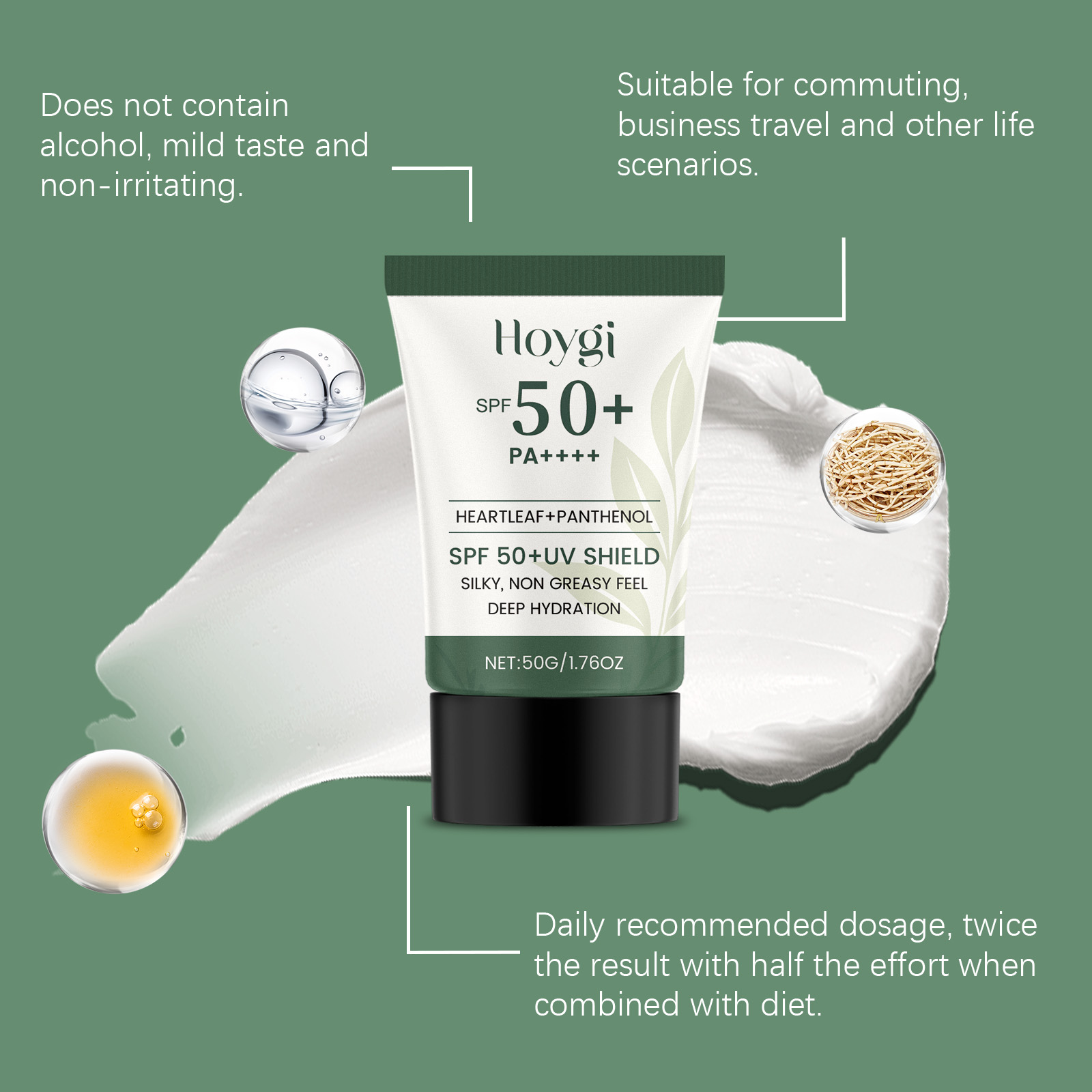 HOYGI Face Cream Sunscreen Mat - Panthenol Repair Balm review and price