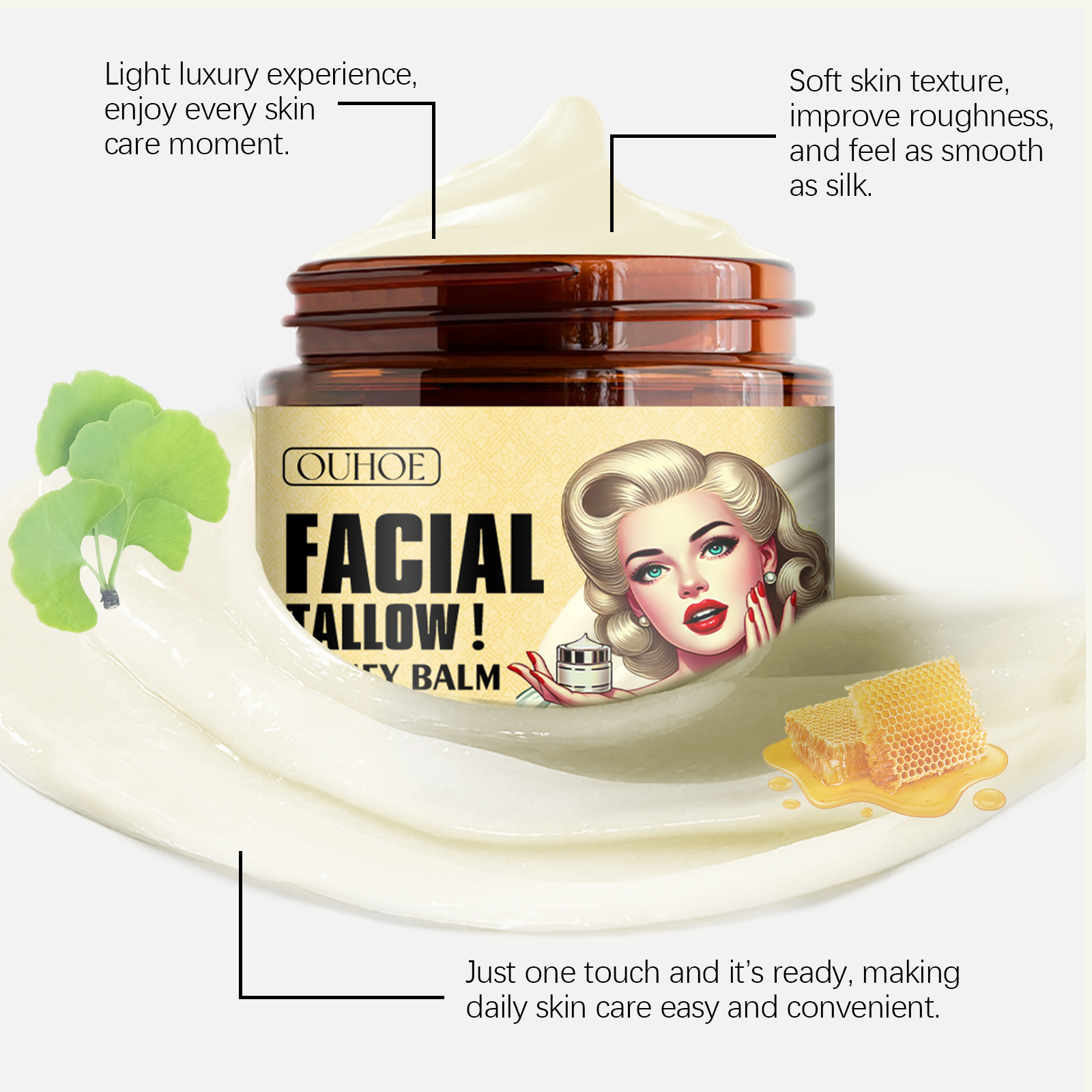 Grass-Fed Tallow Honey Balm Or - Skincare Non Comedogenic review and price